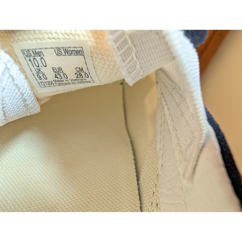 Vans Classic Slip-On Parisian Night Checkerboard Navy White VN0A5JMHARY Mens 10 - Picture 2 of 7